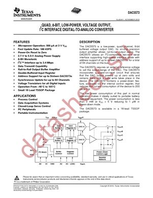 DAC5573IPWR datasheet  